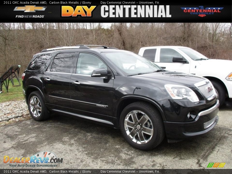 2011 GMC Acadia Denali AWD Carbon Black Metallic / Ebony Photo #1