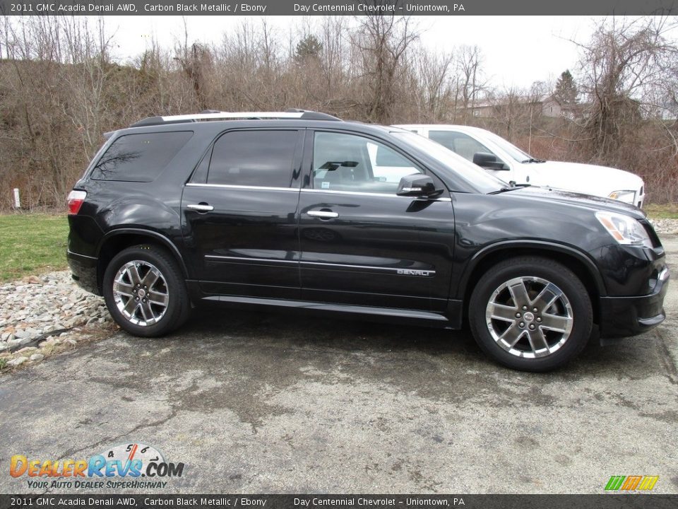 2011 GMC Acadia Denali AWD Carbon Black Metallic / Ebony Photo #2