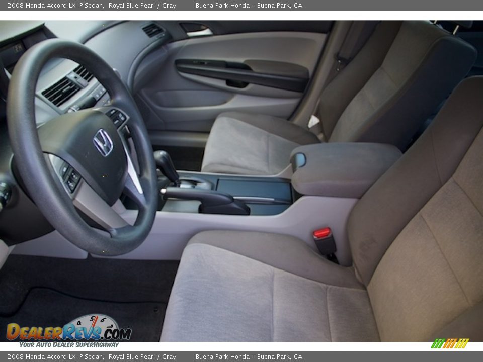 2008 Honda Accord LX-P Sedan Royal Blue Pearl / Gray Photo #3