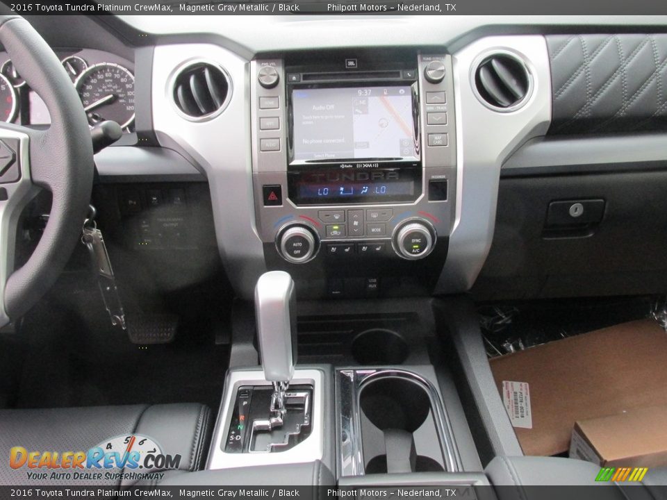 Controls of 2016 Toyota Tundra Platinum CrewMax Photo #23