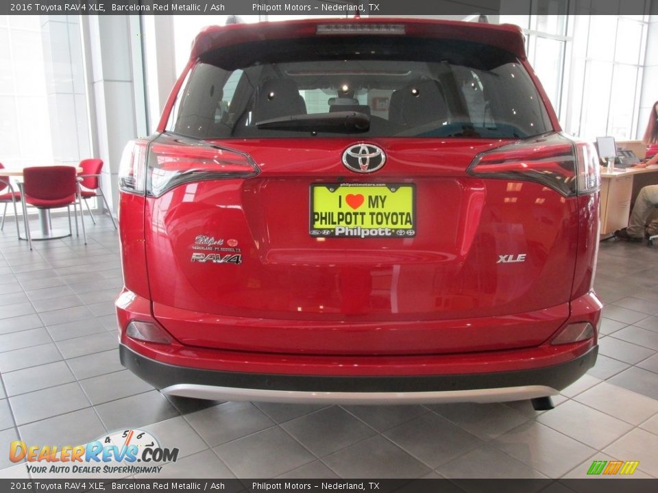 2016 Toyota RAV4 XLE Barcelona Red Metallic / Ash Photo #5