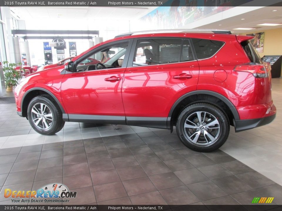 2016 Toyota RAV4 XLE Barcelona Red Metallic / Ash Photo #7