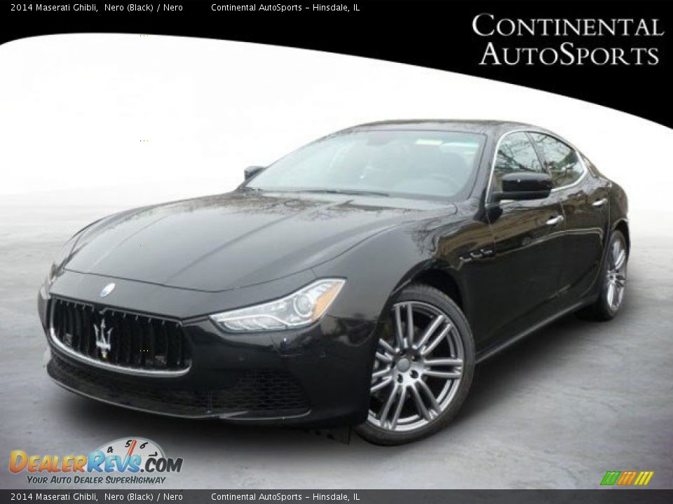 2014 Maserati Ghibli Nero (Black) / Nero Photo #1