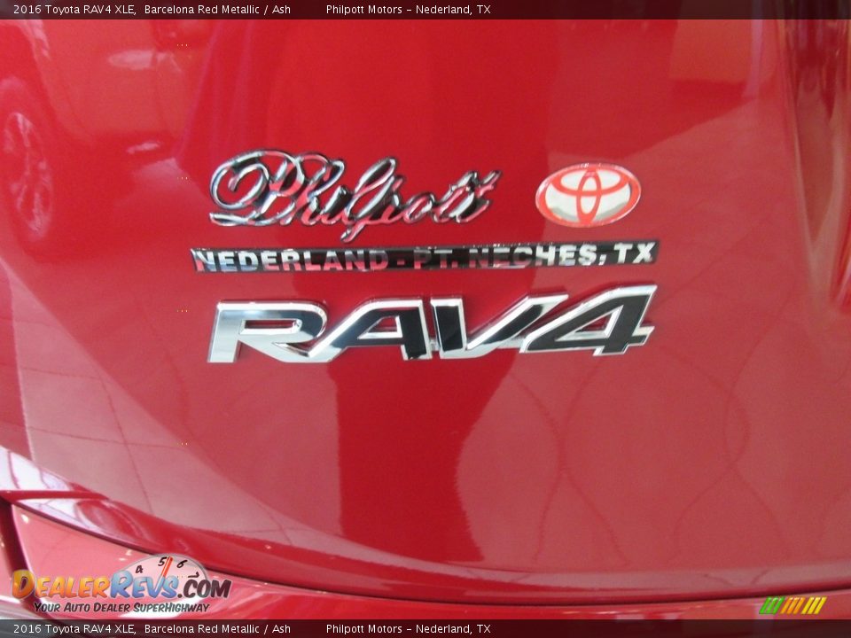 2016 Toyota RAV4 XLE Barcelona Red Metallic / Ash Photo #14