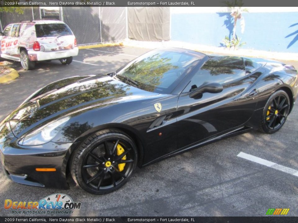 2009 Ferrari California Nero Daytona (Black Metallic) / Black Photo #3