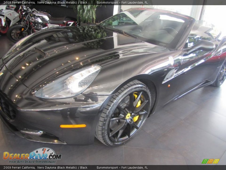 2009 Ferrari California Nero Daytona (Black Metallic) / Black Photo #6