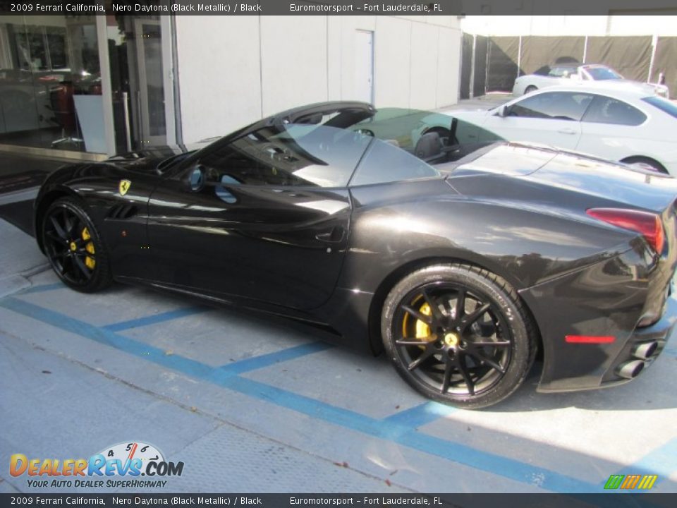 2009 Ferrari California Nero Daytona (Black Metallic) / Black Photo #7