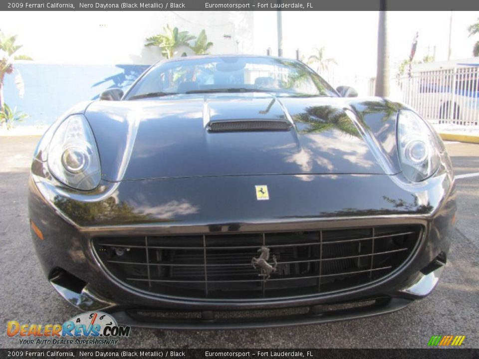 2009 Ferrari California Nero Daytona (Black Metallic) / Black Photo #9