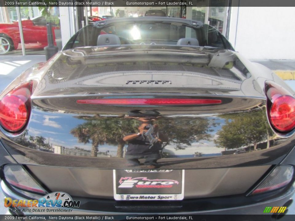 2009 Ferrari California Nero Daytona (Black Metallic) / Black Photo #13