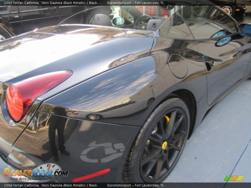2009 Ferrari California Nero Daytona (Black Metallic) / Black Photo #17