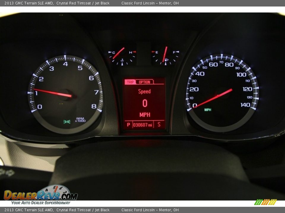 2013 GMC Terrain SLE AWD Crystal Red Tintcoat / Jet Black Photo #7