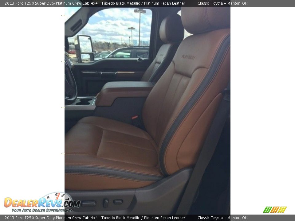 Platinum Pecan Leather Interior - 2013 Ford F250 Super Duty Platinum Crew Cab 4x4 Photo #5