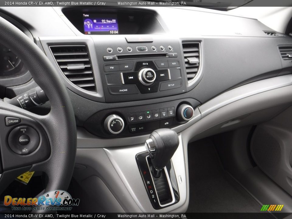 2014 Honda CR-V EX AWD Twilight Blue Metallic / Gray Photo #14