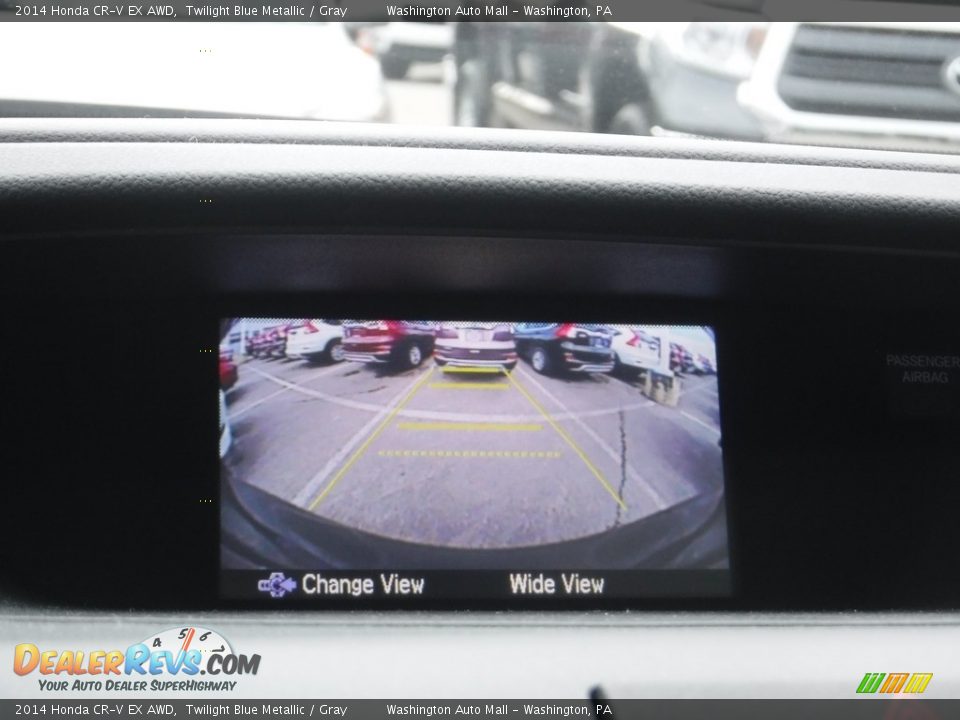 2014 Honda CR-V EX AWD Twilight Blue Metallic / Gray Photo #15
