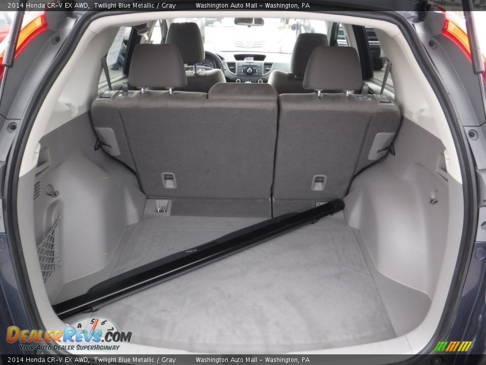2014 Honda CR-V EX AWD Twilight Blue Metallic / Gray Photo #17