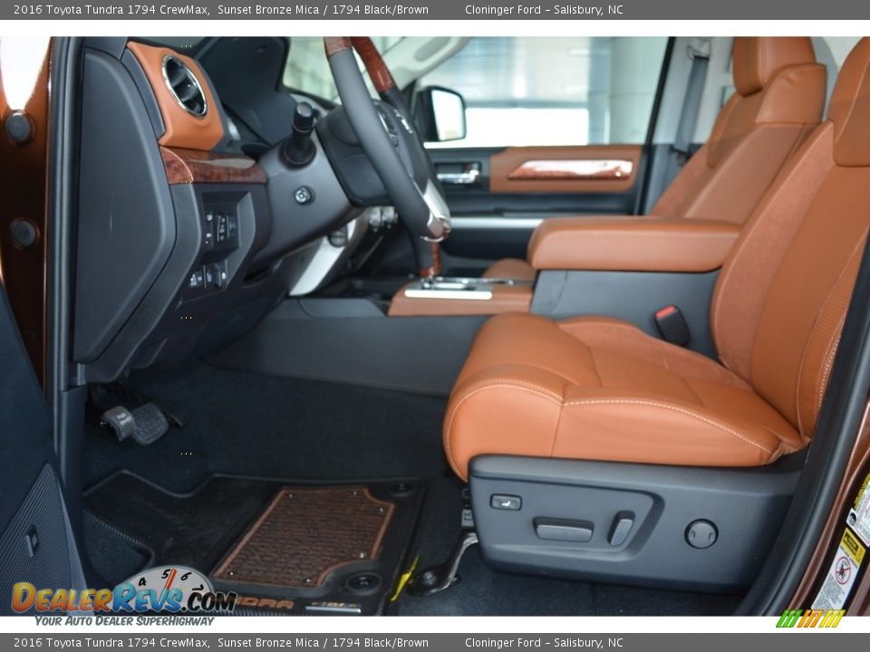 Front Seat of 2016 Toyota Tundra 1794 CrewMax Photo #9