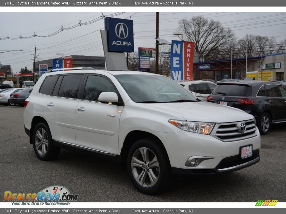 2011 Toyota Highlander Limited 4WD Blizzard White Pearl / Black Photo #1