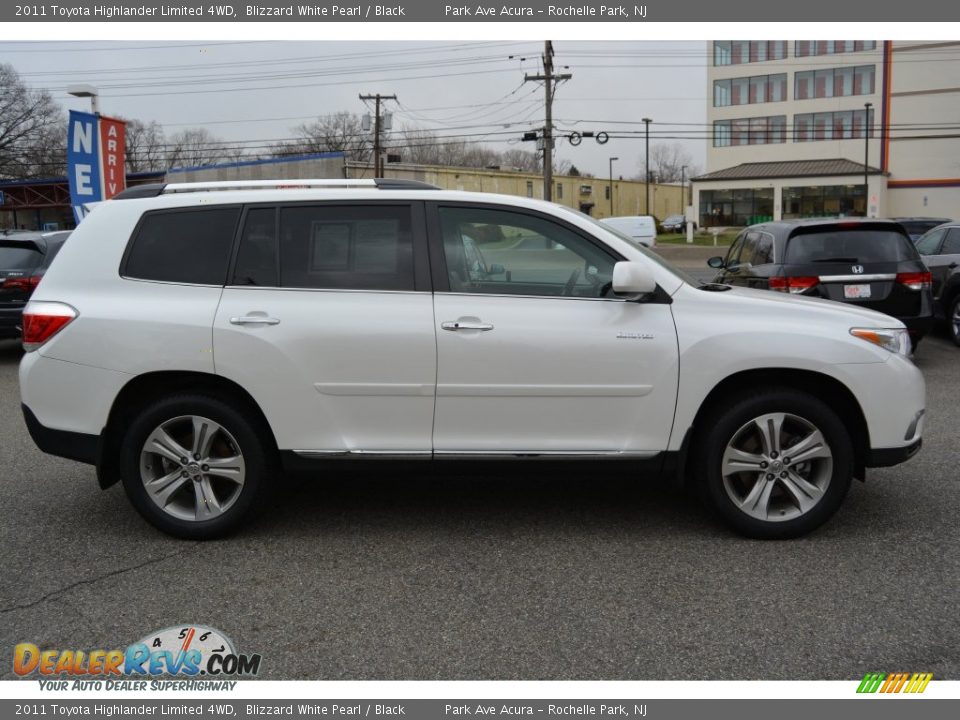 2011 Toyota Highlander Limited 4WD Blizzard White Pearl / Black Photo #2