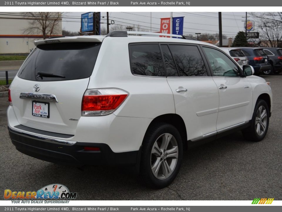 2011 Toyota Highlander Limited 4WD Blizzard White Pearl / Black Photo #3