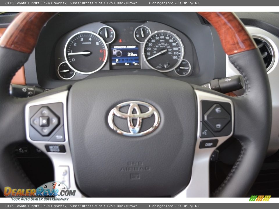 2016 Toyota Tundra 1794 CrewMax Steering Wheel Photo #18