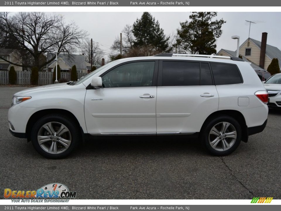 2011 Toyota Highlander Limited 4WD Blizzard White Pearl / Black Photo #6