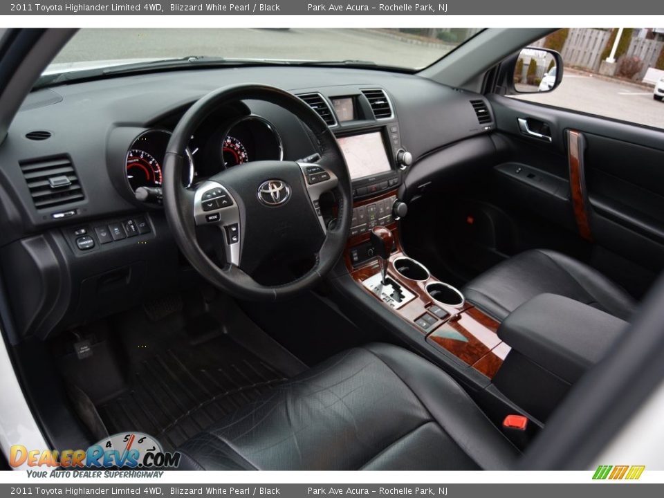 2011 Toyota Highlander Limited 4WD Blizzard White Pearl / Black Photo #12