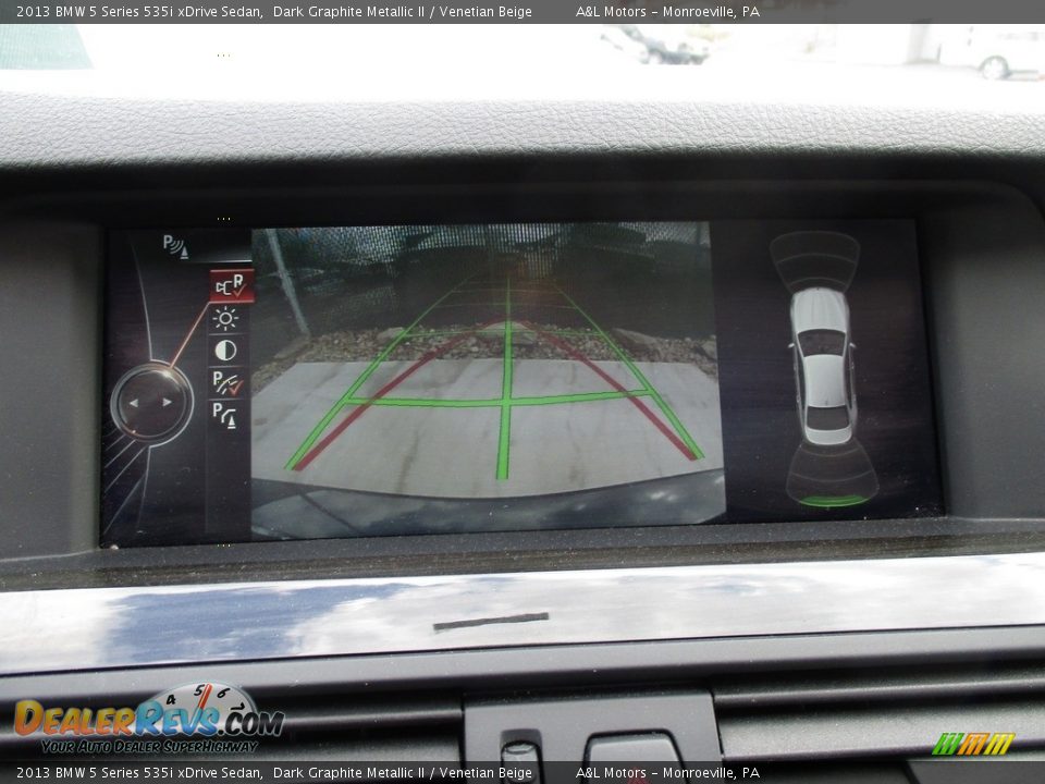 2013 BMW 5 Series 535i xDrive Sedan Dark Graphite Metallic II / Venetian Beige Photo #18