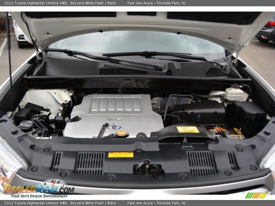 2011 Toyota Highlander Limited 4WD Blizzard White Pearl / Black Photo #34