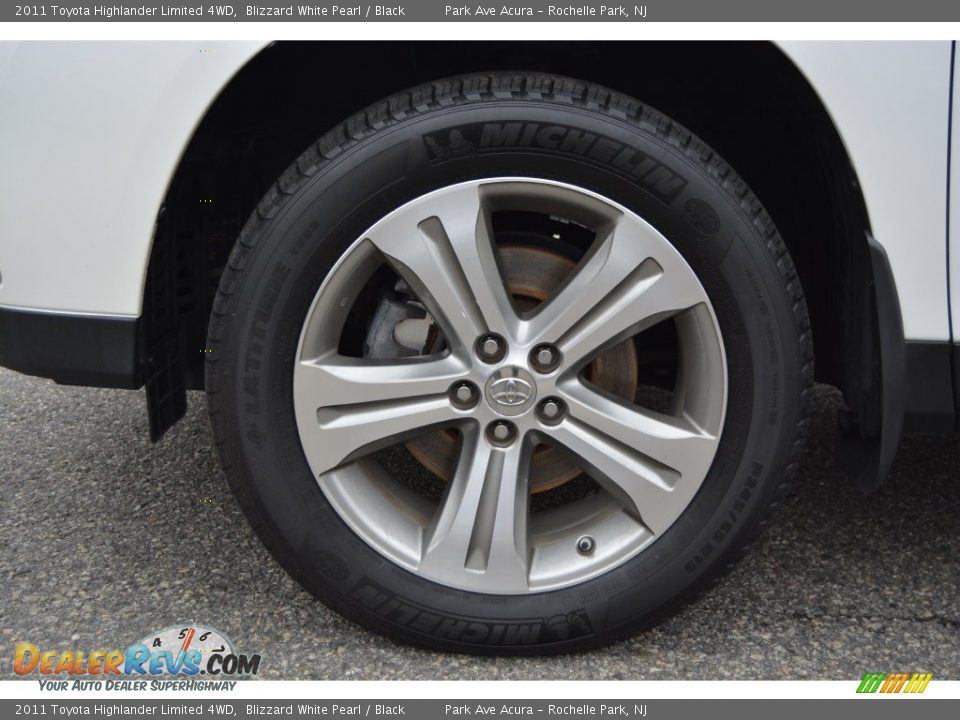 2011 Toyota Highlander Limited 4WD Blizzard White Pearl / Black Photo #36