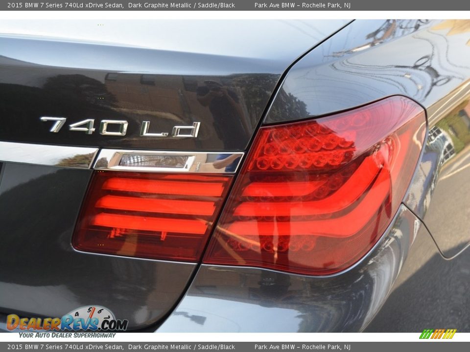 2015 BMW 7 Series 740Ld xDrive Sedan Dark Graphite Metallic / Saddle/Black Photo #23
