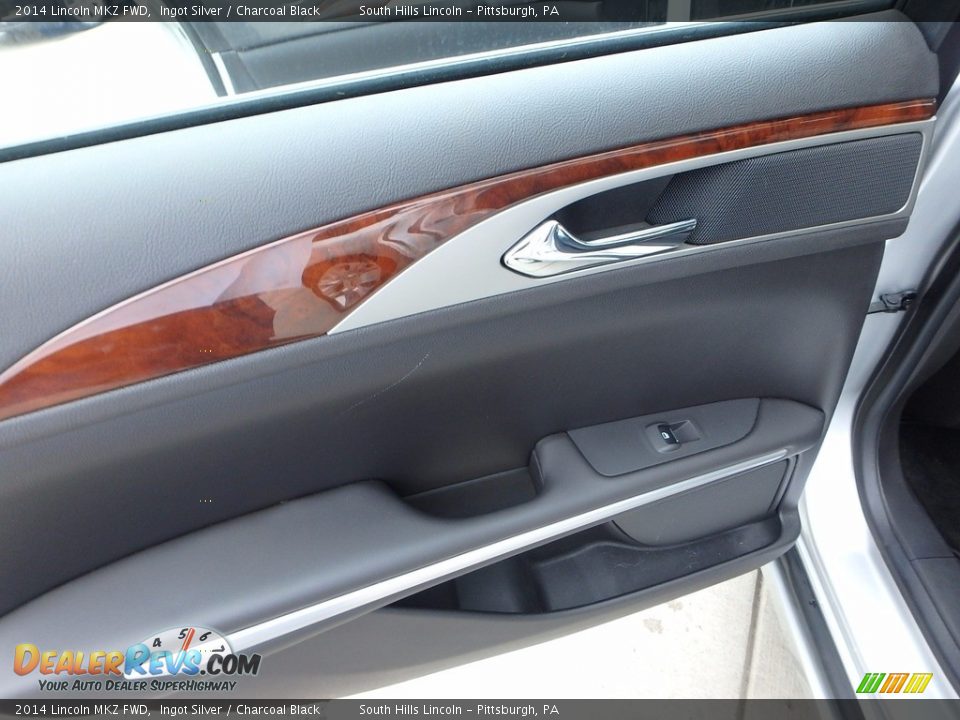 2014 Lincoln MKZ FWD Ingot Silver / Charcoal Black Photo #19