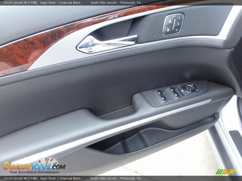2014 Lincoln MKZ FWD Ingot Silver / Charcoal Black Photo #20