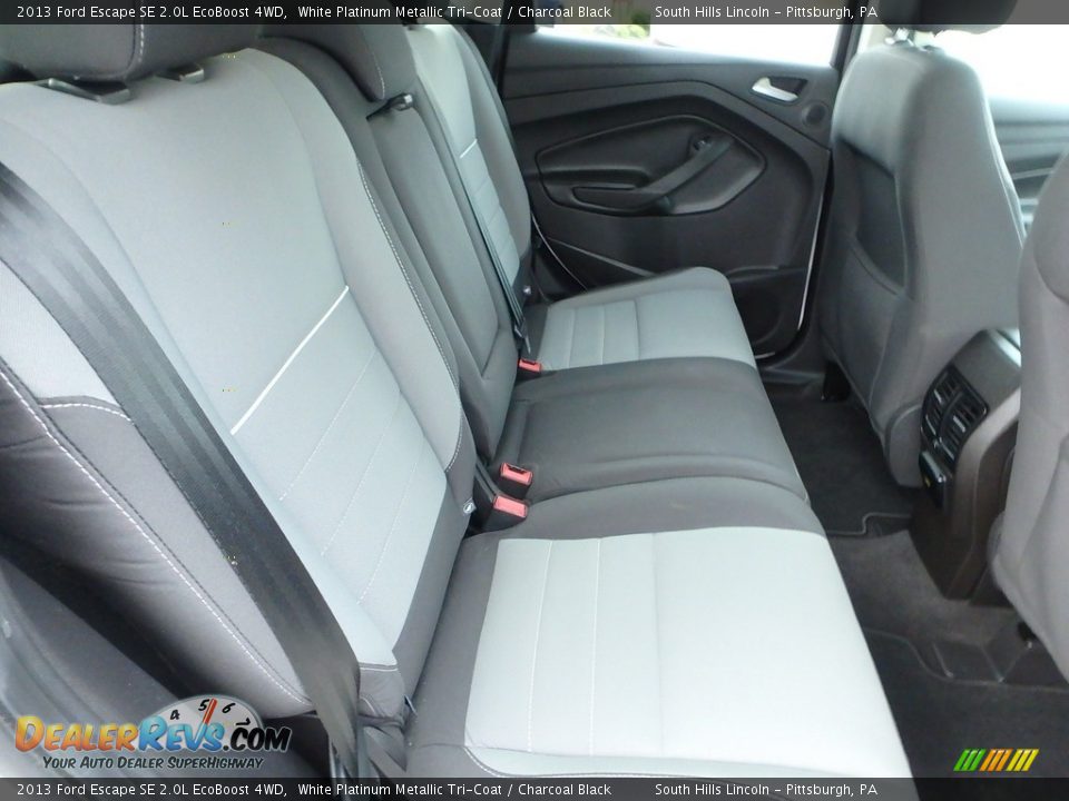 2013 Ford Escape SE 2.0L EcoBoost 4WD White Platinum Metallic Tri-Coat / Charcoal Black Photo #14