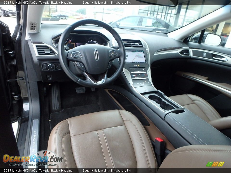 Hazelnut Interior - 2015 Lincoln MKZ AWD Photo #17