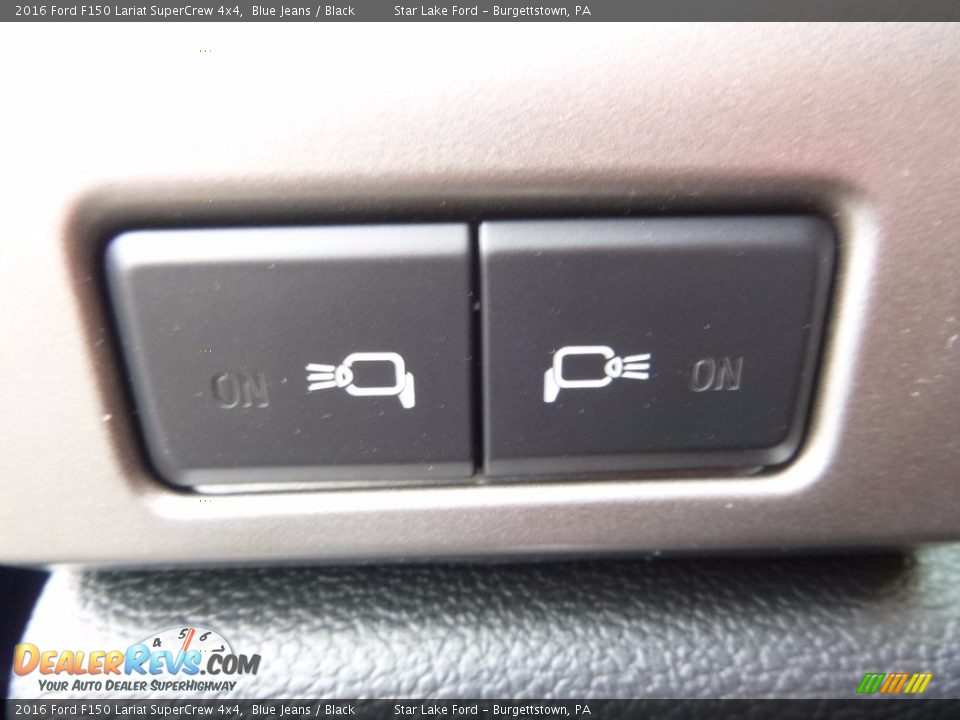 2016 Ford F150 Lariat SuperCrew 4x4 Blue Jeans / Black Photo #19
