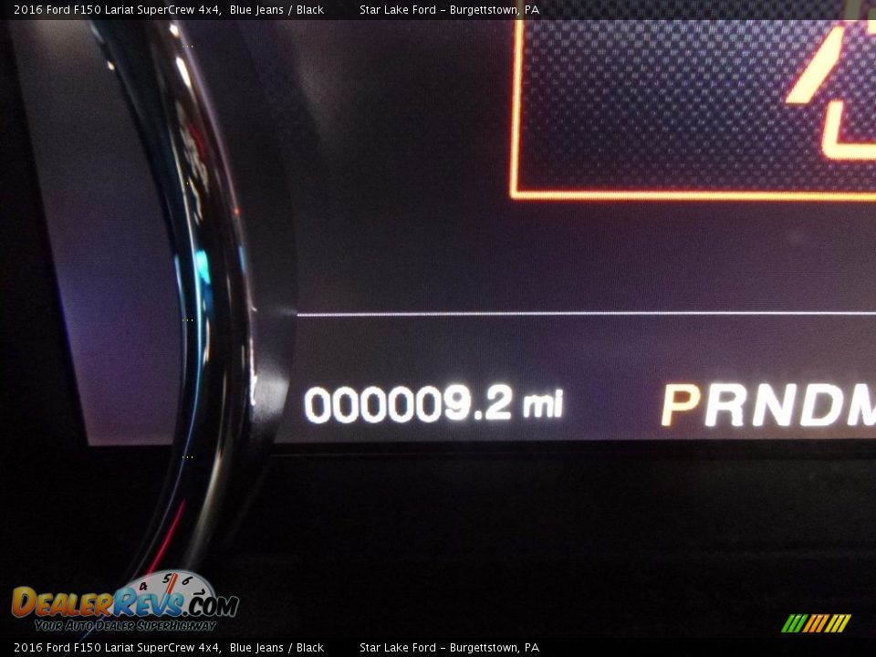2016 Ford F150 Lariat SuperCrew 4x4 Blue Jeans / Black Photo #20