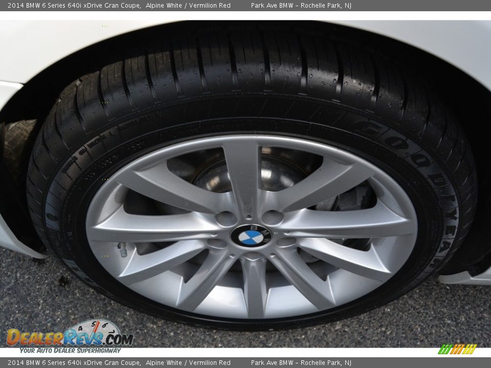 2014 BMW 6 Series 640i xDrive Gran Coupe Alpine White / Vermilion Red Photo #33