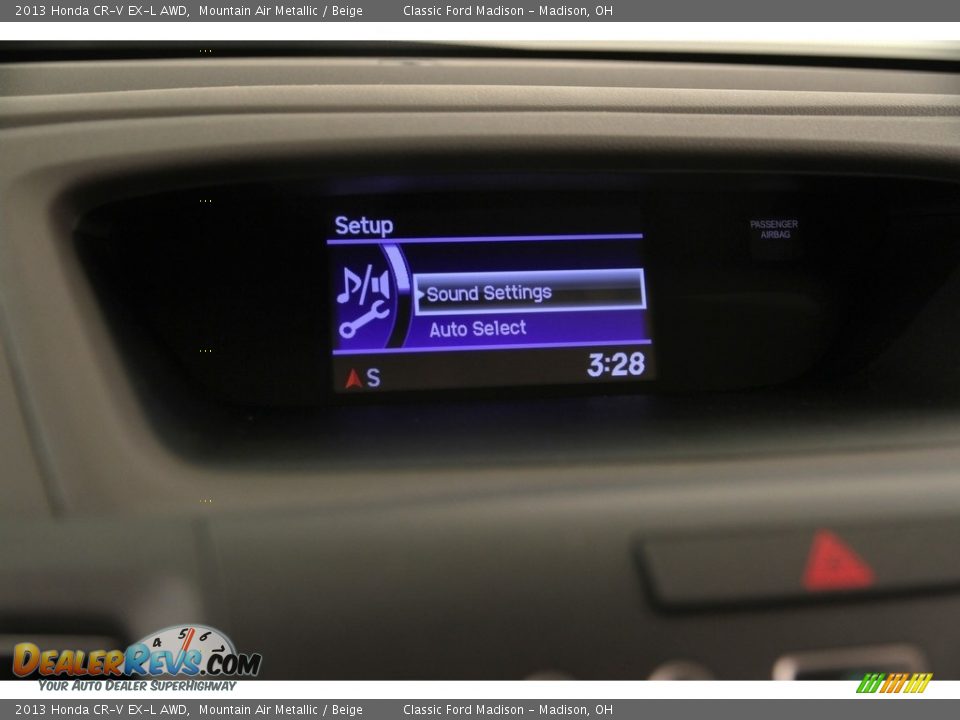2013 Honda CR-V EX-L AWD Mountain Air Metallic / Beige Photo #11