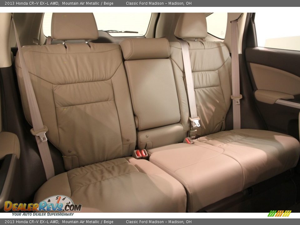 2013 Honda CR-V EX-L AWD Mountain Air Metallic / Beige Photo #17