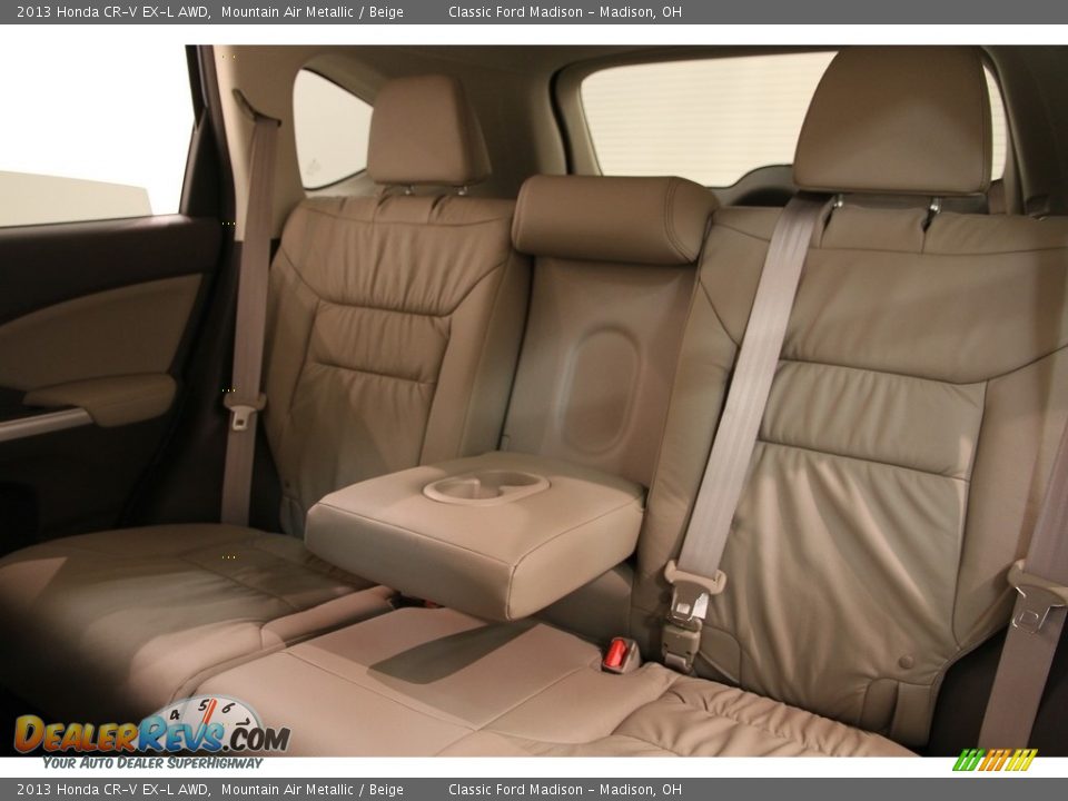 2013 Honda CR-V EX-L AWD Mountain Air Metallic / Beige Photo #19