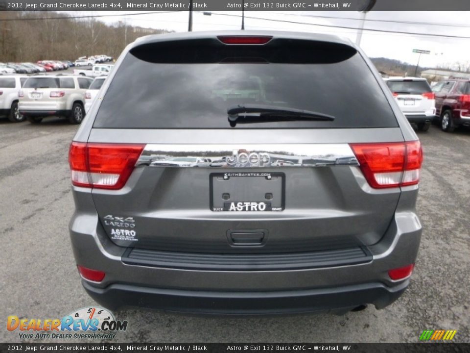 2012 Jeep Grand Cherokee Laredo 4x4 Mineral Gray Metallic / Black Photo #8