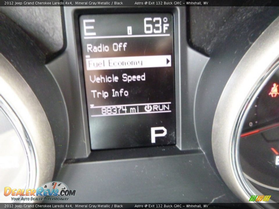 2012 Jeep Grand Cherokee Laredo 4x4 Mineral Gray Metallic / Black Photo #17