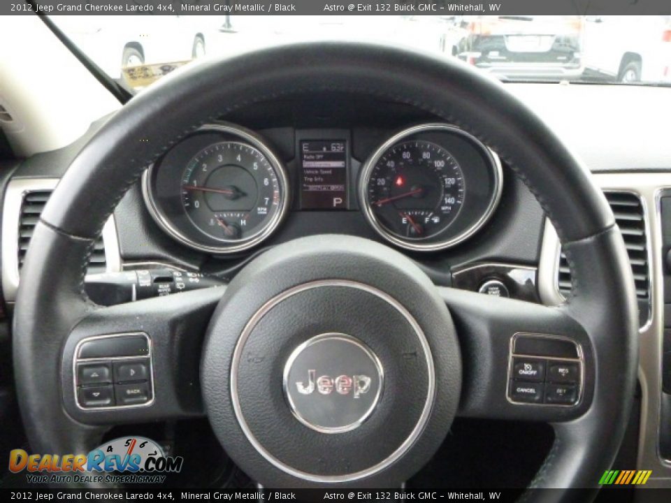 2012 Jeep Grand Cherokee Laredo 4x4 Mineral Gray Metallic / Black Photo #19