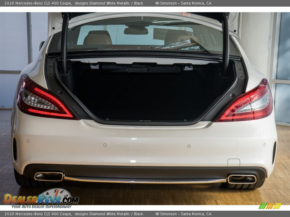 2016 Mercedes-Benz CLS 400 Coupe designo Diamond White Metallic / Black Photo #5