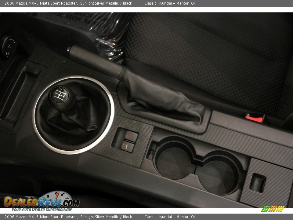 2006 Mazda MX-5 Miata Sport Roadster Sunlight Silver Metallic / Black Photo #12