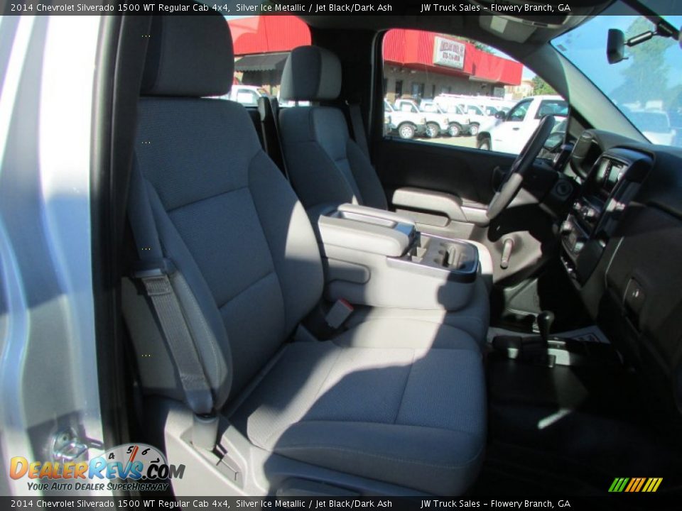 2014 Chevrolet Silverado 1500 WT Regular Cab 4x4 Silver Ice Metallic / Jet Black/Dark Ash Photo #19