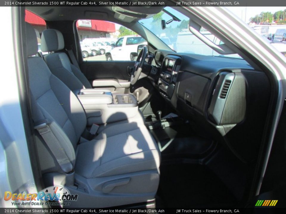 2014 Chevrolet Silverado 1500 WT Regular Cab 4x4 Silver Ice Metallic / Jet Black/Dark Ash Photo #20