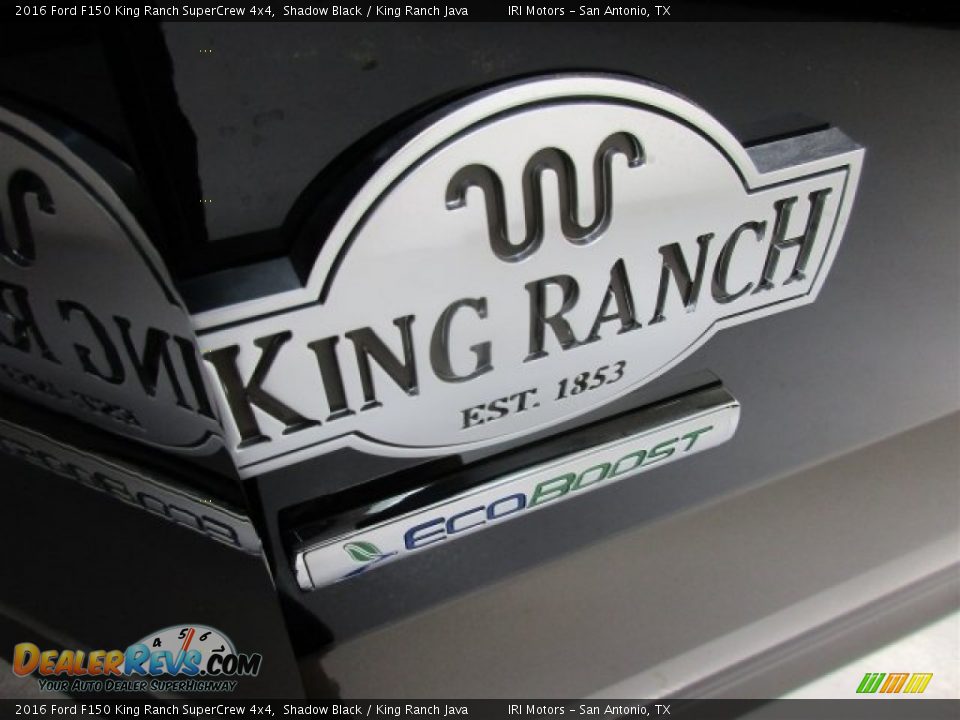 2016 Ford F150 King Ranch SuperCrew 4x4 Shadow Black / King Ranch Java Photo #28