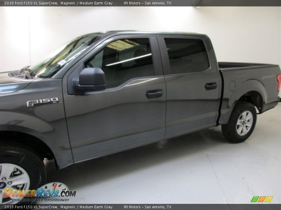 2016 Ford F150 XL SuperCrew Magnetic / Medium Earth Gray Photo #5