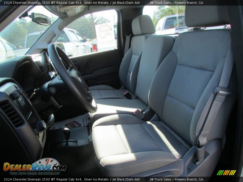 2014 Chevrolet Silverado 1500 WT Regular Cab 4x4 Silver Ice Metallic / Jet Black/Dark Ash Photo #36